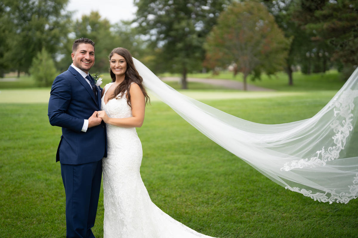 Beautiful wedding veil